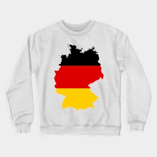 Germany Flag Map Crewneck Sweatshirt